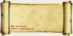 Danijela Bzenić vizit kartica